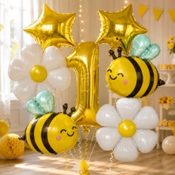 Bee 1st Balloon Bouquet