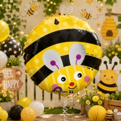 Bee Party Supplies: Cute Bee Large Foil Balloon