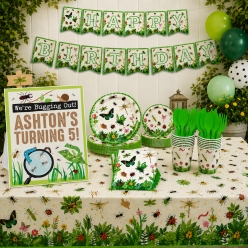 *Bug Insect PERSONALIZED Deluxe Party Kit for 10