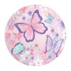 Fancy Butterfly Dessert Plates - 10 PK