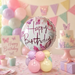Butterfly Airfill Mini Balloon Column