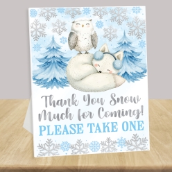 Baby it's Cold Outside Blue 14
