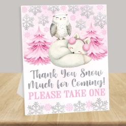 Baby it's Cold Outside Pink 14