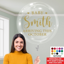 60% OFF: Gold Baby CUSTOM Name & Date 24