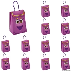 Dora the Explorer Backpack Cardstock Favour Boxes-12Pk