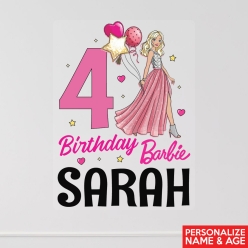 40% OFF: Birthday Barbie Personalized Vinyl 12