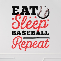 40% OFF: Eat Sleep Baseball Repeat 12