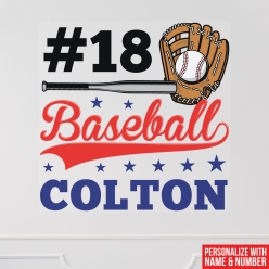 40% OFF: Baseball Personalized Name & Number 12