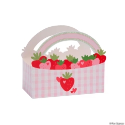 Berry Basket Cardstock Favour Boxes-12Pk