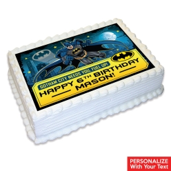 Batman Personalized Edible Icing