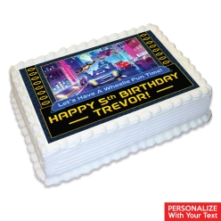 Batwheels Personalizable Edible Cake Icing