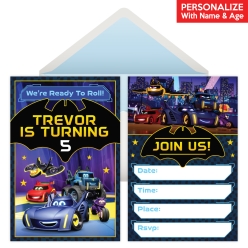 Batwheels PERSONALIZED Invitations - 8 Pk