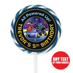 Batwheels PERSONALIZED Lollipops - 12 Pk