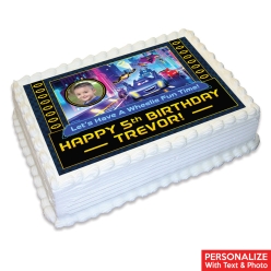 Batwheels Photo Personalized Icing