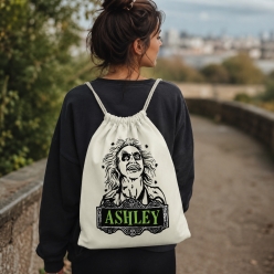 Beetlejuice Personalized Drawstring Backpack
