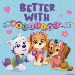 PAW Patrol Better with Besties Fabric 6FT Backdrop