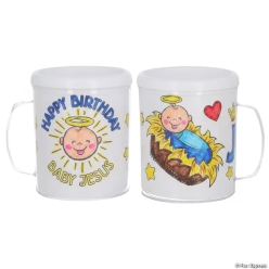 Happy Birthday Jesus CYO Christmas Mugs-10Pk