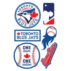 Toronto Blue Jays Sheet of Stickers