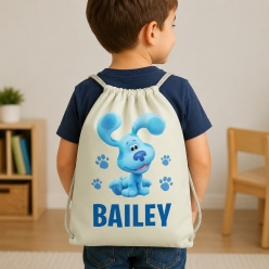 Blues Clues Personalized Drawstring Backpack