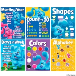 Blue's Clues & You! Classroom Skills Posters-6Pk