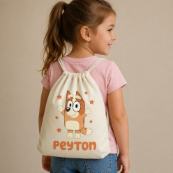 Bingo Personalized Drawstring Backpack