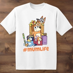 Bluey Mum Life T-shirt- All Sizes