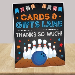 Bowling Card & Gift Station 14