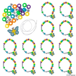 Rainforest VBS God Is Love Bracelet Craft Kit-12Pk
