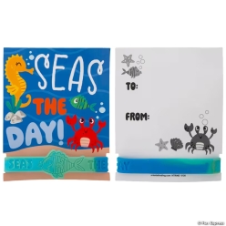 Beach Buddies Rubber Bracelets with Handout Card for 24