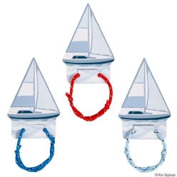 Coastal Rope Bracelets with Sailboat Card for 24