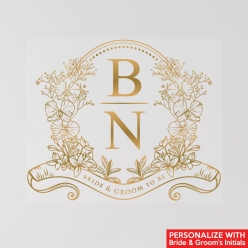 25% OFF: Bridgerton Crest Personalized Monogram 12