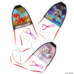 Bright Colour Plastic Sling-Shot Kite Toys-12Pk