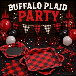 Buffalo Plaid Decor & Party Supplies