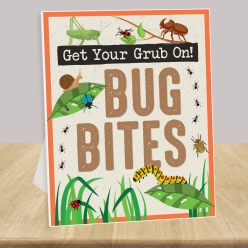Bug Party Food Station Easel Sign