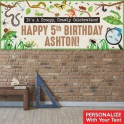 Bug PERSONALIZED Giant Vinyl Keepsake Banner