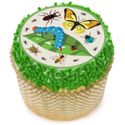 Bug Party Cupcake Icing Toppers 12pk