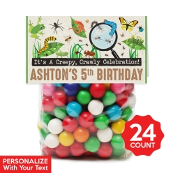 Bug Personalized Treat Bags & Tags 24pk