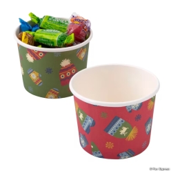 Bulk Fireside Folk Disposable Paper Treat Cups-50Pk