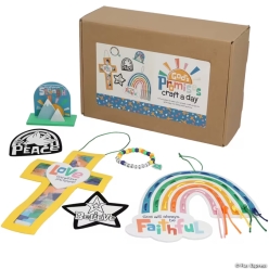 God's Promises Craft-A-Day Craft Kit-50Pk