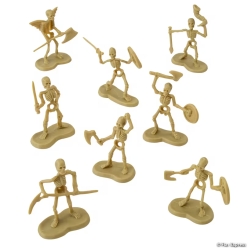 Halloween Skeleton Warrior Toy Soldiers-144Pk