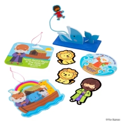 Bulk Old Testament Bible Story Craft Kit-48Pk