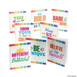 Paint Chip Spiral Notebook Journals-48Pk