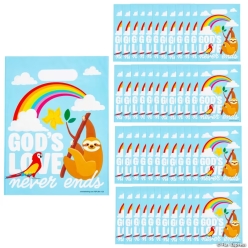 Rainforest VBS Plastic Treat Bags-50Pk