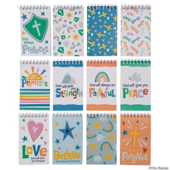 Bulk Religious God's Promises Notepads-144Pk