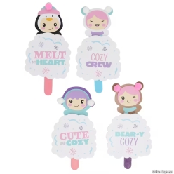 Bundled Up Buddies Pop-Up Craft Kit-8Pk