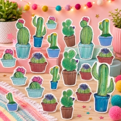 Cactus Cutouts - 48Pk
