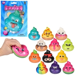 -Squish Fidget Poop Characters - 12 PK