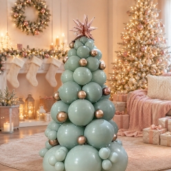 *Christmas Tree With Lights Balloon Kit - 73pc