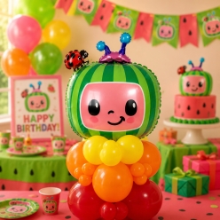 Cocomelon Airfill Mini Balloon Column Kit