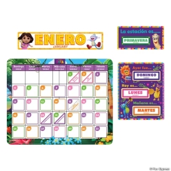 Dora the Explorer Calendar Classroom Bulletin Board Set